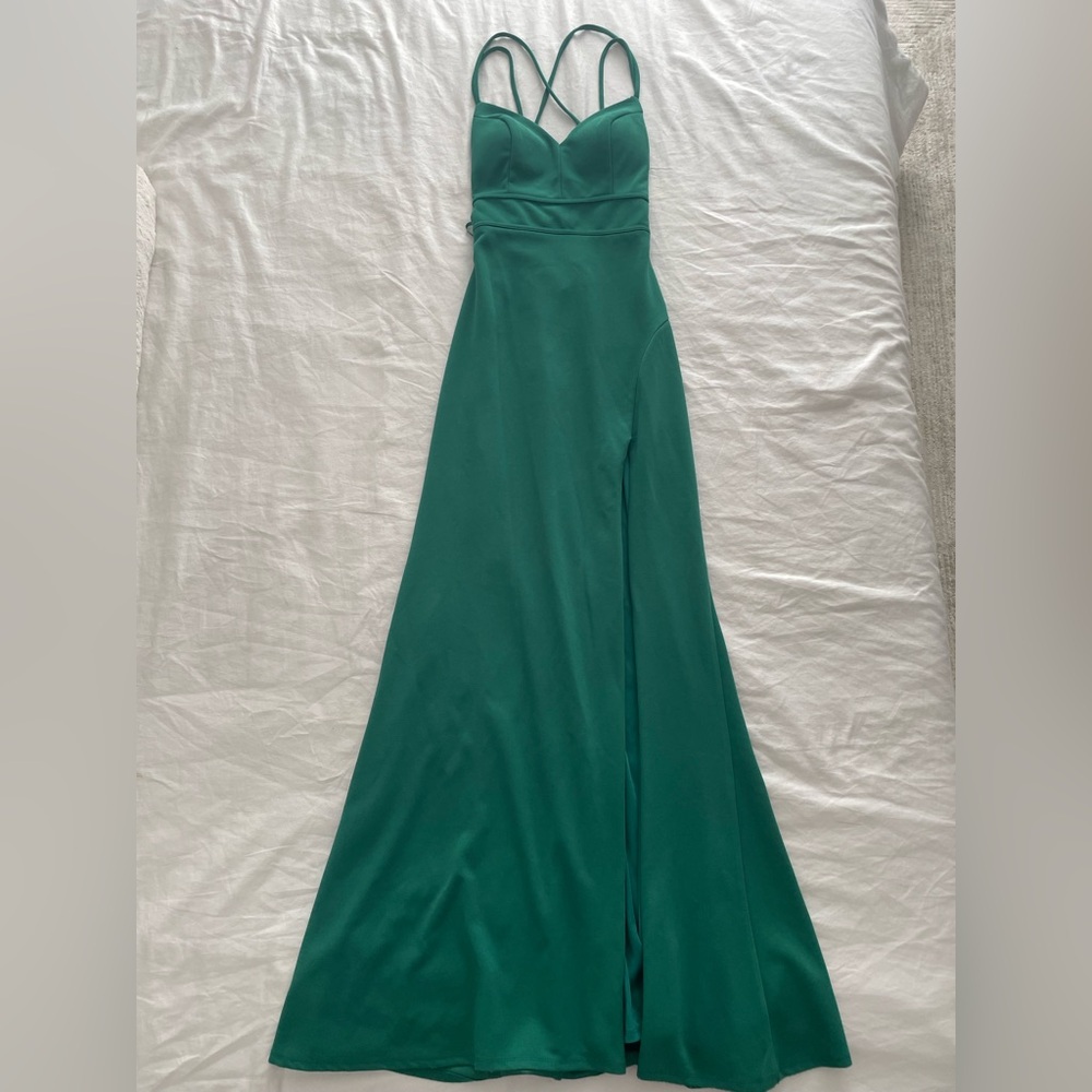City Studio Green Maxi Dress